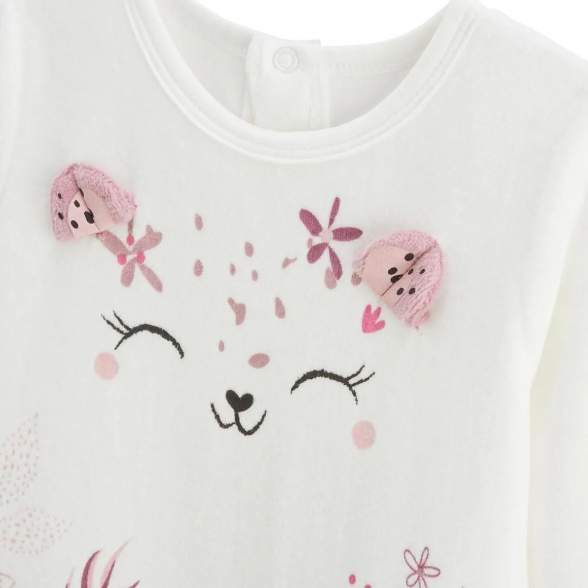 Pyjama bébé en velours Louisa