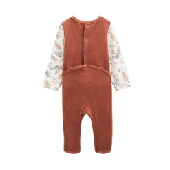 Pyjama bébé en velours Maloueg