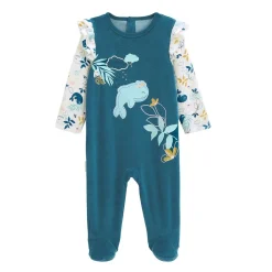 Pyjama bébé en velours Moana