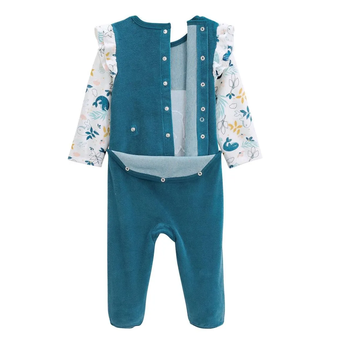 Pyjama bébé en velours Moana