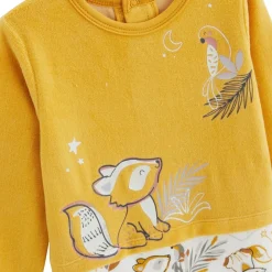 Pyjama bébé en velours Petit Loup