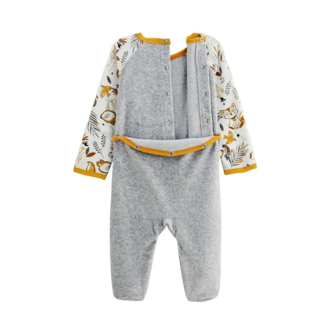 Pyjama bébé en velours Petit Loup