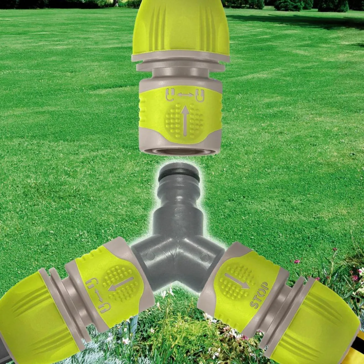 Raccord de jonction Y automatique 3 sorties