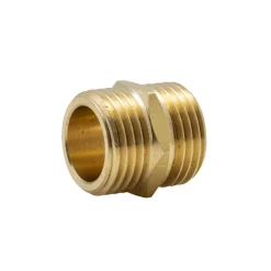 Raccord manchon laiton mâle - mâle 1-2