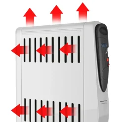 Radiateur à bain d'huile 2500w avec humidificateur - tuareg 2500