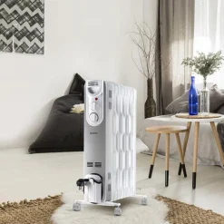 Radiateur bain d'huile 2000w blanc - fr9010390b