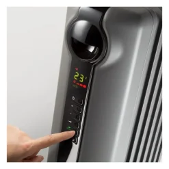 Radiateur bain d'huille RADIA DELONGHI - 1500W - 3 allures de chauffe -Technologie Real Energy - Ecran digital -Batterie perform