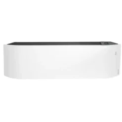 Radiateur connecté lumineux plinthe DIVALI 1000W gris étoilé ATLANTIC 507632