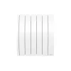 Radiateur électrique connecté IPALA horizontal 1000W blanc - inertie fluide