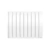 Radiateur électrique connecté IPALA horizontal 1500W blanc - inertie fluide