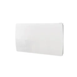 Radiateur électrique fixe a inertie seche céramique 1500W OCEANIC Rubis - Façade verre - Blanc - NF