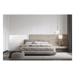 Radiateur électrique fixe a inertie seche céramique 2000W OCEANIC Rubis - Façade verre - Blanc - NF