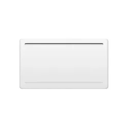 Radiateur électrique fixe a inertie seche céramique 1500W OCEANIC Rubis - Design galbé - Blanc - NF