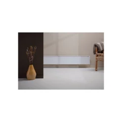 Radiateur électrique long ADAX Connecté en Verre trempé - Blanc - 1000 W - 1380x210x91mm - IVER L 1