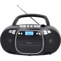 Radio K7 CD Q1284 - Noir