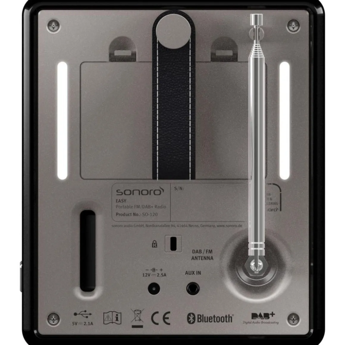 Radio réveil EASY Noir