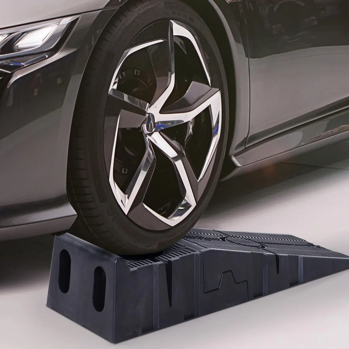 Rampes de levage pour voiture véhicule utilitaire caravane camping-car dim. 91L x 30l x 21H cm HDPE noir