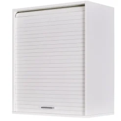 Rangement de cuisine à rideau coloris blanc L60 cm - COOKING