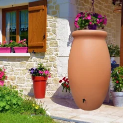 Récupérateur d'eau amphore Terre cuite - 1000L - TOSCAN