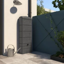 Récupérateur d'eau mural Anthracite - 300L - DECO