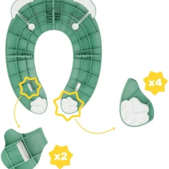 Réducteur de toilette pliable