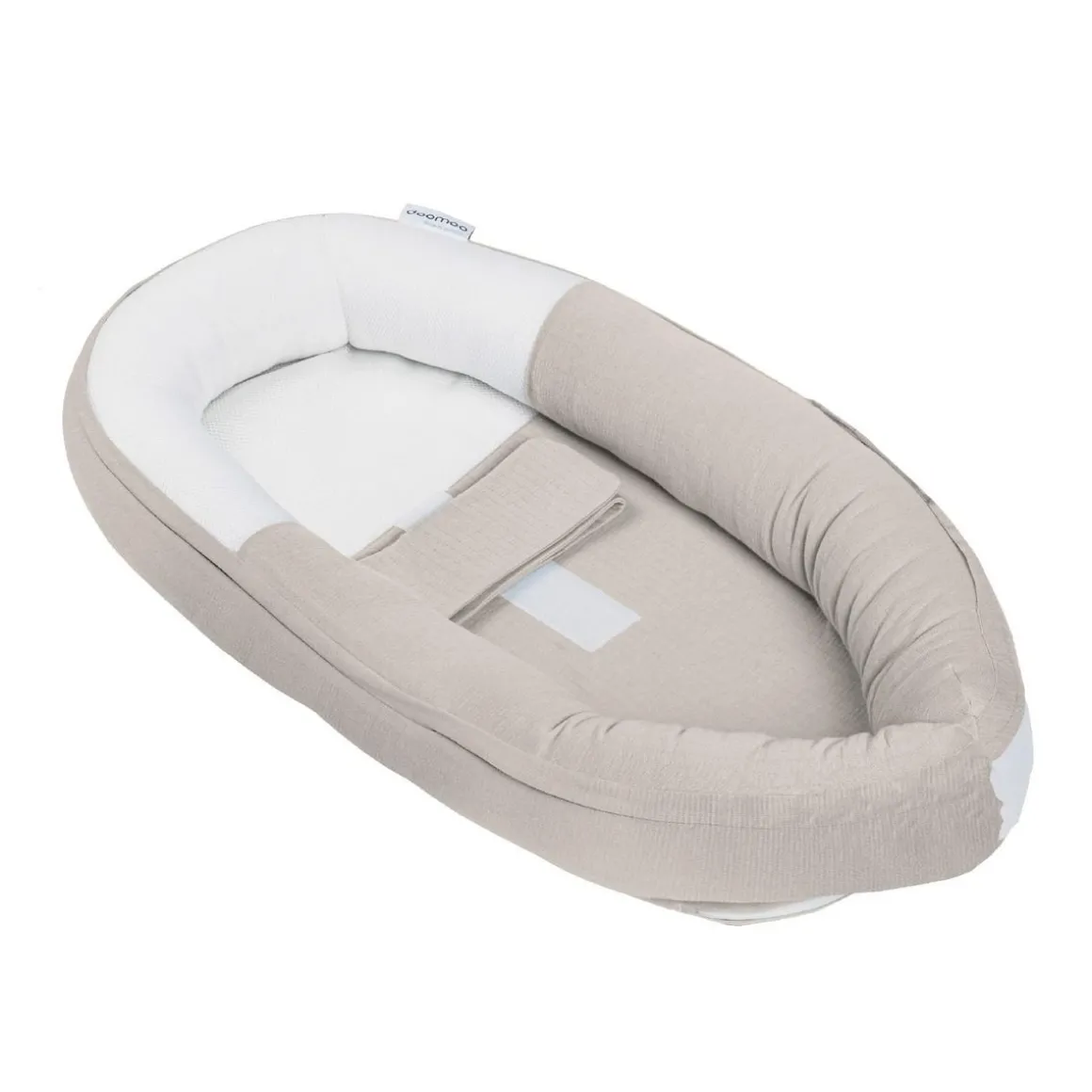 Réducteur nouveau-né Doomoo Cocoon Babymoov - Evolutif, Respirant, 0 - 8 mois - Tetra Sand