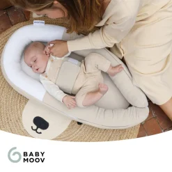 Réducteur nouveau-né Doomoo Cocoon Babymoov - Evolutif, Respirant, 0 - 8 mois - Tetra Sand