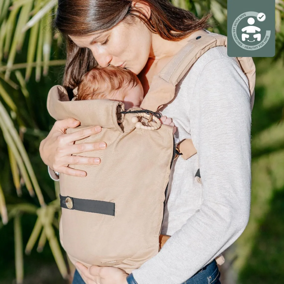 Réducteur pour Porte-bébé MOOV & BOOST Babymoov - Système d'attache - Adapté Nouveau-né