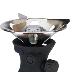 Rechaud gaz piezo 1100W Piezo Coque ABS Rechaud camping pour cartouche gaz 190g VITO