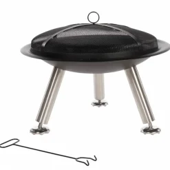 RedFire Vasque a feu Chicago Noir Acier 75 cm 85013