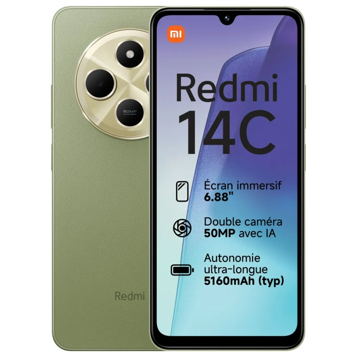 Redmi 14C 4G 128 Go - Vert