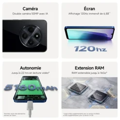 Redmi 14C 256Go - Noir