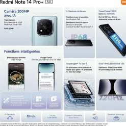 Redmi Note 14 Pro+ 5G 512Go - Bleu