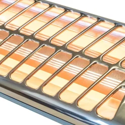 Reglette infrarouge quartz 1200W chauffage mural intérieur et extérieur NIKLAS