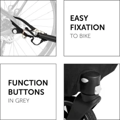 Remorque de vélo pour bébé Dryk Duo