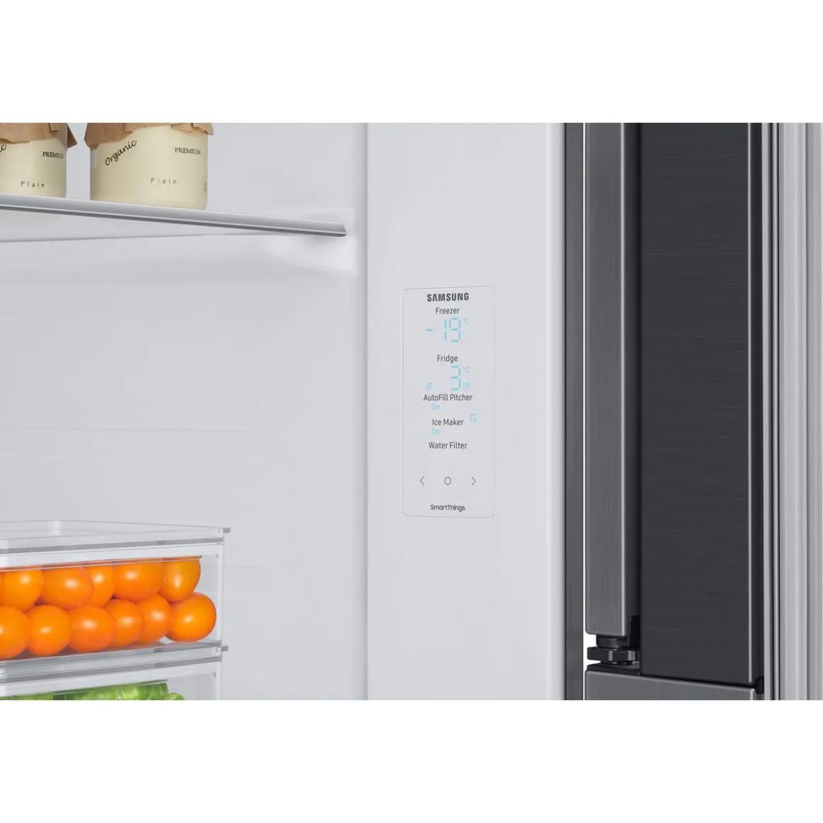 Réfrigérateur américain RH69CG895DS9, 645 L, Froid ventilé No Frost, D