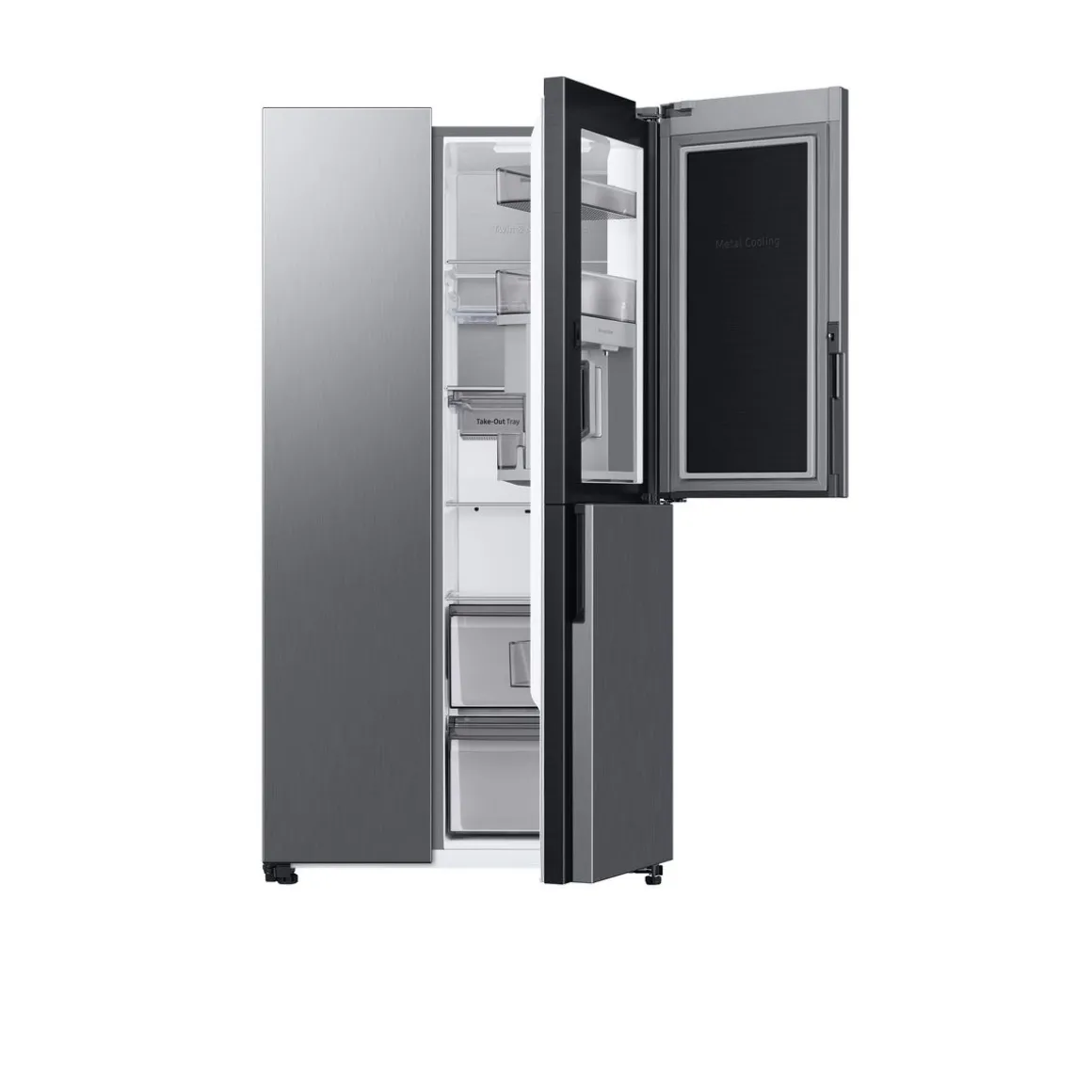 Réfrigérateur américain RH69CG895DS9, 645 L, Froid ventilé No Frost, D