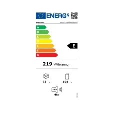Réfrigérateur combiné à glissière 271l blanc - LNS5LE18S