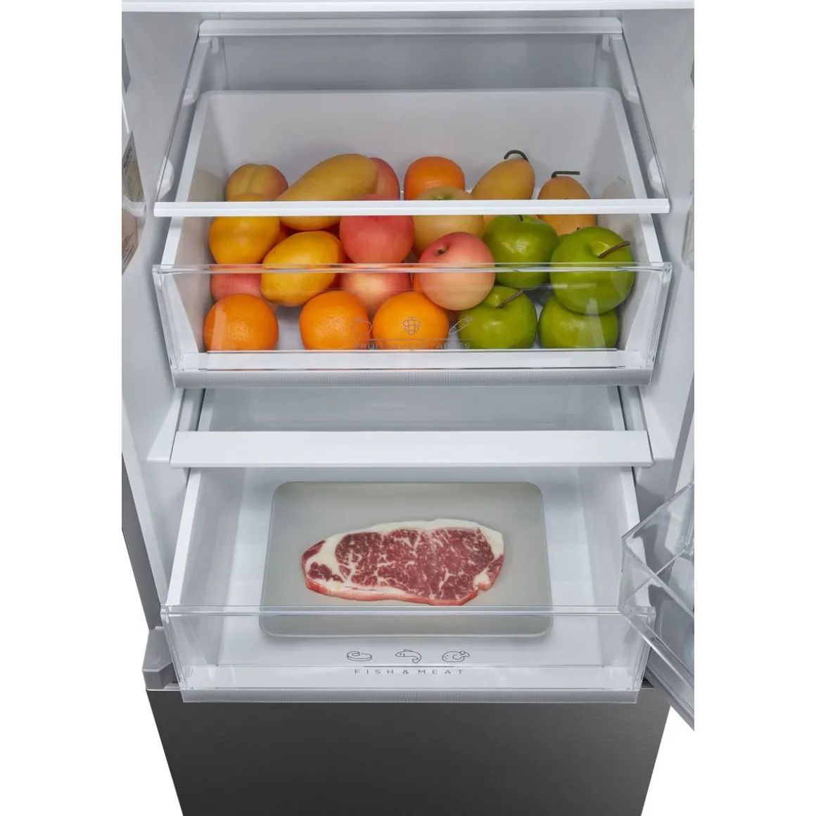 Réfrigérateur combiné Q.6638, 378 L, Froid ventilé No Frost, C