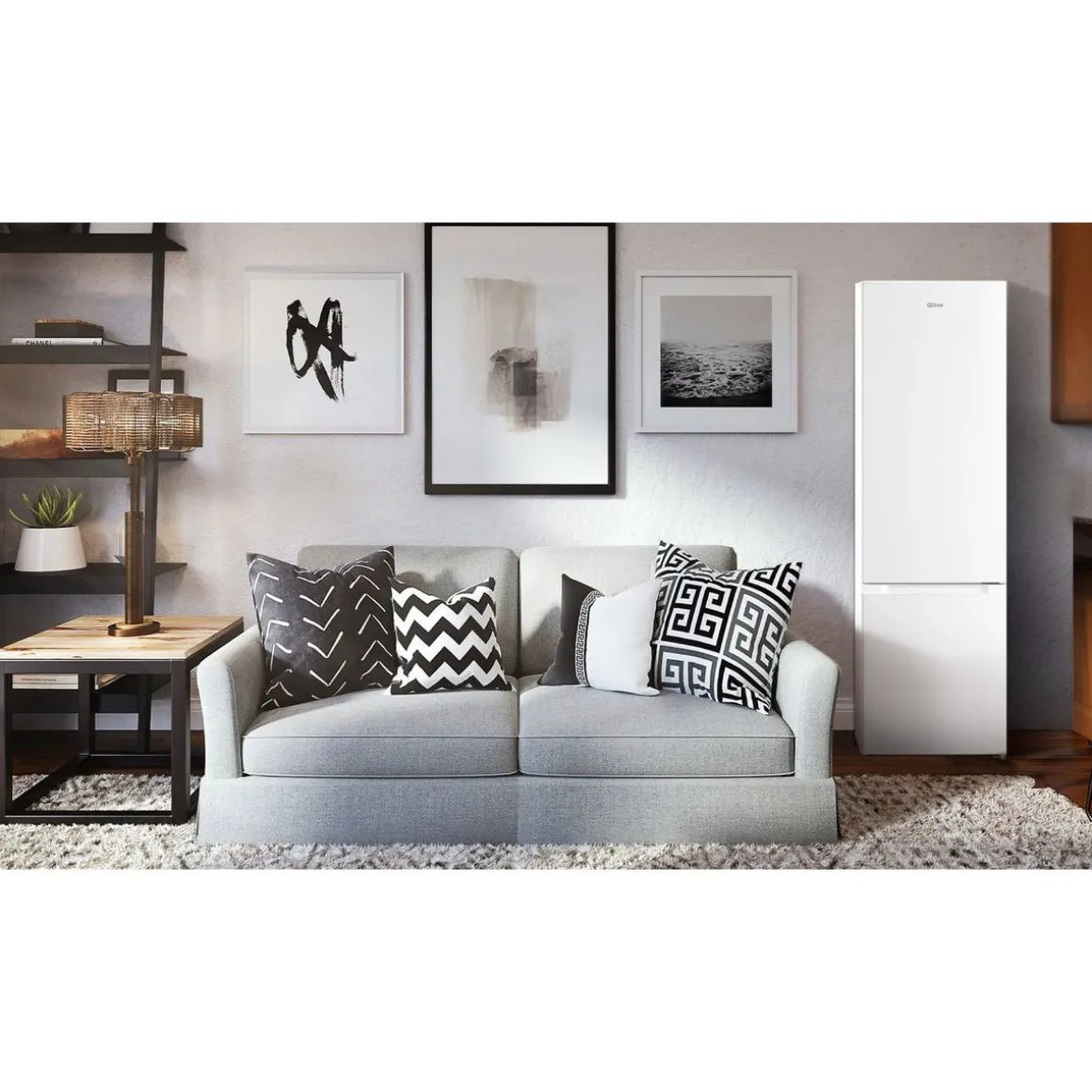 Réfrigérateur combiné Q.6623, 262 L, Froid Statique, E