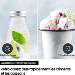 Réfrigérateur combiné RB34C600EBN