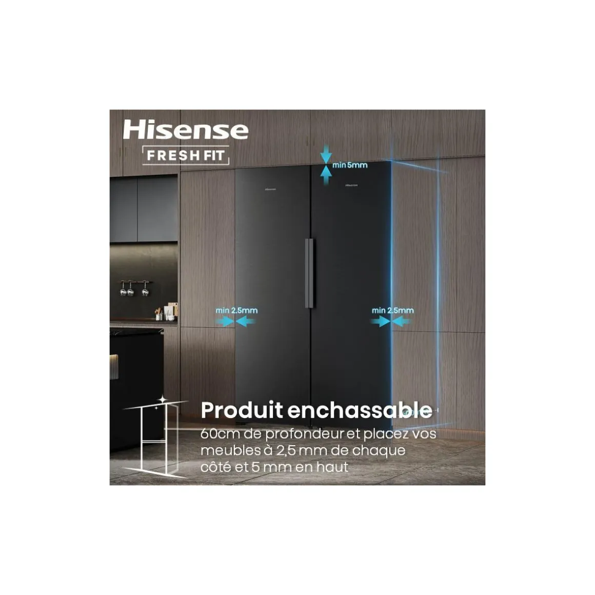 Réfrigérateur combiné RB5K330GSFC freshfit