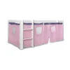 Rideau de lit pour lit mezzanine HS4U tissu coton rose