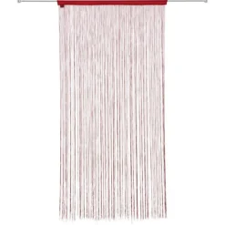 Rideau Fil Guopo 90x200cm Rouge