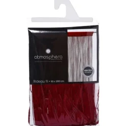 Rideau Fil Guopo 90x200cm Rouge