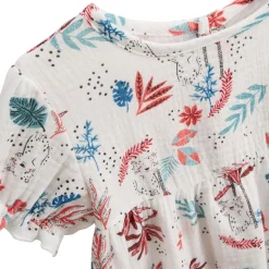 Robe bébé + headband en gaze de coton Aloha Savana