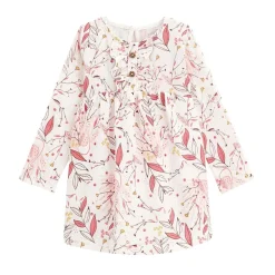 Robe bébé en gaze de coton Birdy