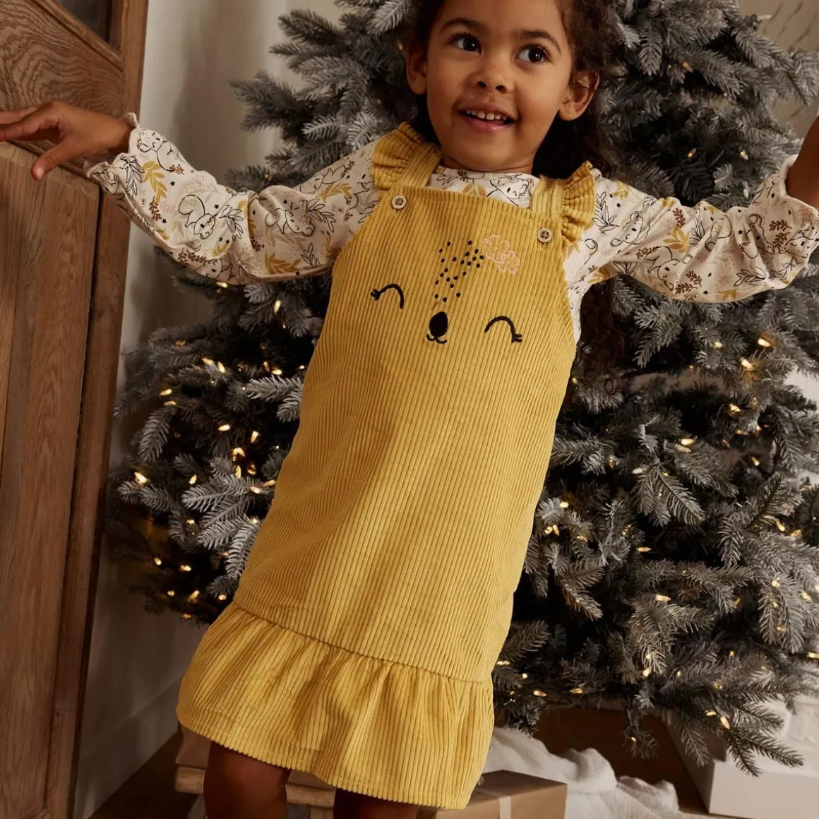 Robe bébé en velours côtelé Adele