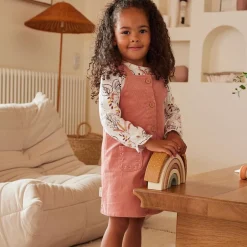 Robe bébé en velours côtelé Rosa