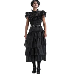Robe de bal noire - Mercredi - Fille - 11/12 ans (145 à 152 cm)